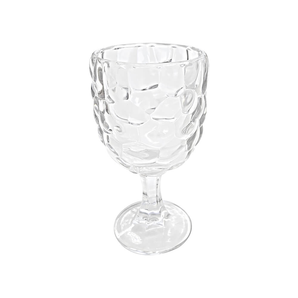 TAÇAS DE VIDRO BORBULHA 300ML