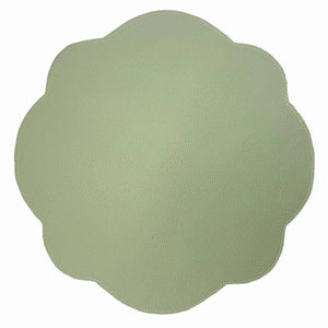 Jogo americano impermeável redondo face verde 42cm Lolahome