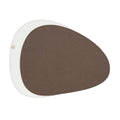 JOGO AMERICANO DUPLA FACE IMPERMEÁVEL ORGÂNICO MARROM E BRANCO 39X33CM
