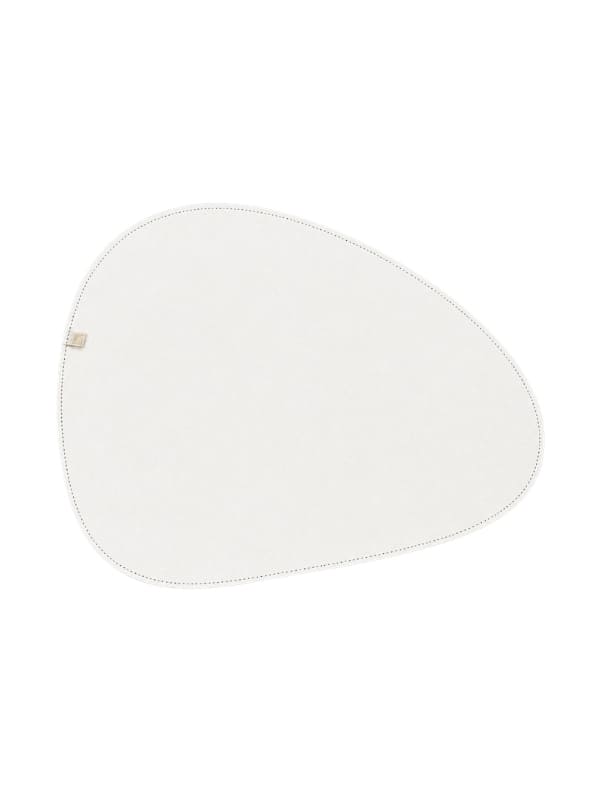 JOGO AMERICANO DUPLA FACE IMPERMEÁVEL ORGÂNICO MARROM E BRANCO 39X33CM