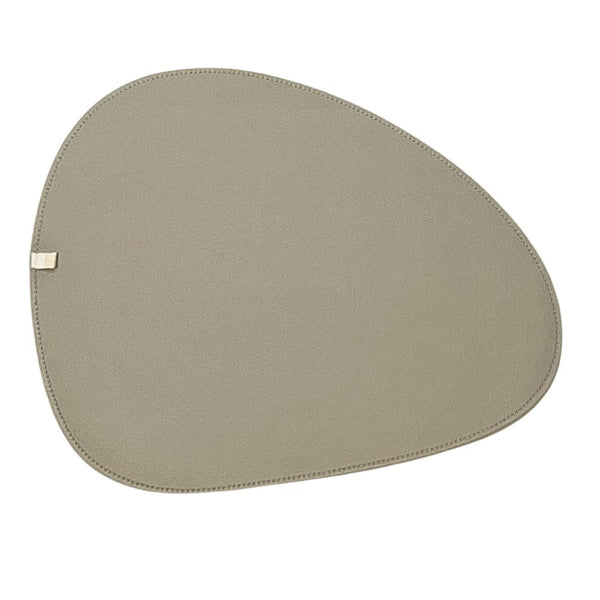 JOGO AMERICANO DUPLA FACE IMPERMEÁVEL ORGANICO BEGE E VERDE 39CM