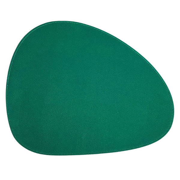 JOGO AMERICANO DUPLA FACE IMPERMEÁVEL ORGANICO BEGE E VERDE 39CM