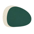 JOGO AMERICANO DUPLA FACE IMPERMEÁVEL ORGANICO BEGE E VERDE 39CM
