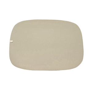 Jogo americano impermeável retangular face bege 46cm Lolahome