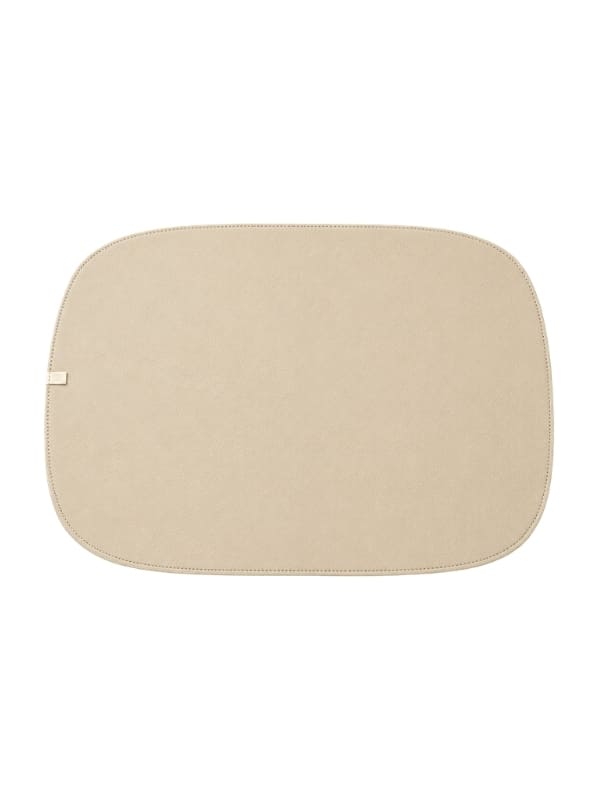JOGO AMERICANO DUPLA FACE IMPERMEÁVEL ORGÂNICO VERDE E BEGÊ 46X35CM
