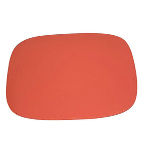 Face laranja do jogo americano impermeável retangular 46x35 cm — Lolahome