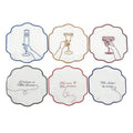 Set guardanapo de coquetel linho All That Jazz 6 peças – vista do conjunto – Lolahome