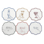 Set guardanapo de coquetel linho All That Jazz 6 peças – vista do conjunto – Lolahome