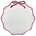 Jogo americano impermeável com laço vermelho 42cm - Lolahome