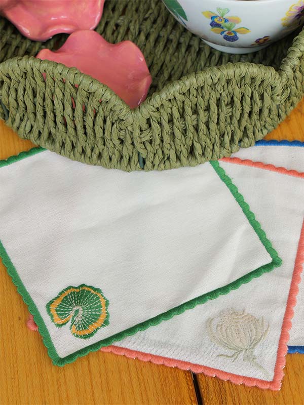 set guardanapos coquetel