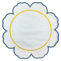 JOGO AMERICANO EASY CLEAN FLOWERSCAPE AZUL E AMARELO 40CM