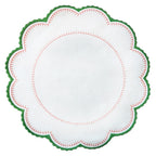 Jogo americano Easy Clean Flowerscape verde e rosa 40cm Lolahome