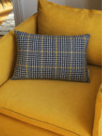 CAPA DE ALMOFADA XADREZ PIED POULE 50X35 CM