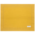 Jogo americano de linho misto amarelo com ponto ajour 46x37cm - Lolahome