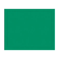 Jogo americano retangular linho visco verde 46x35cm - Lolahome
