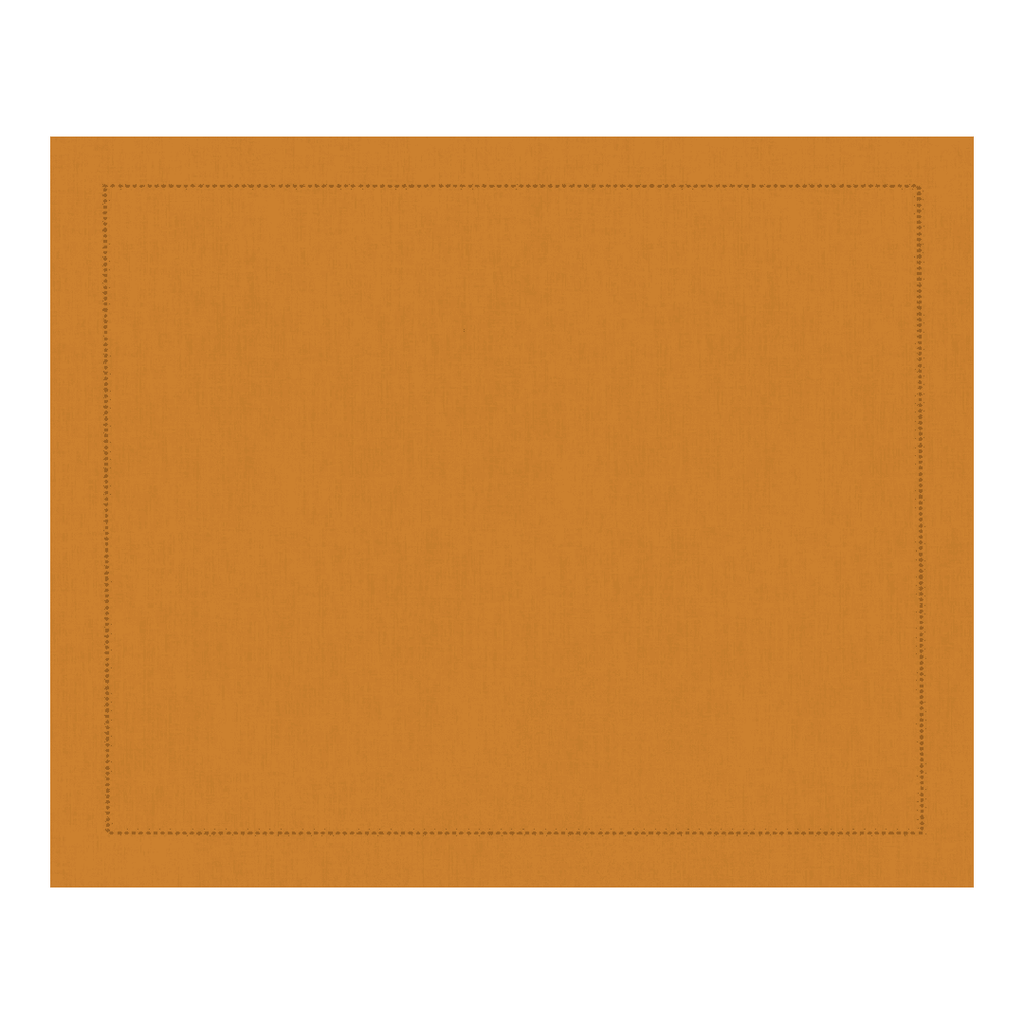 Jogo americano linho visco caramelo com ponto ajour 46x35cm - Lolahome