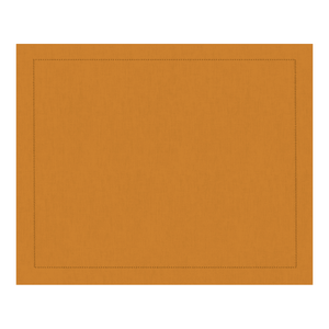 Jogo americano linho visco caramelo com ponto ajour 46x35cm - Lolahome