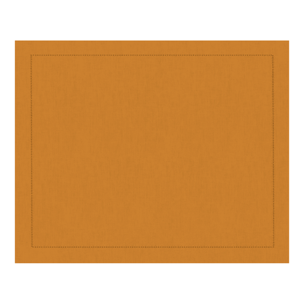 Jogo americano linho visco caramelo com ponto ajour 46x35cm - Lolahome