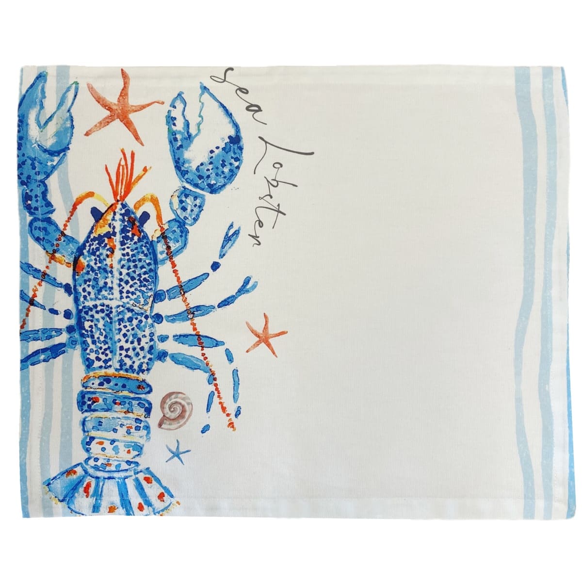 Jogo americano estampado lagosta algodão La Dolce Vita 48x41cm - Lolahome
