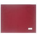 Jogo americano algodão flamê vermelho com ponto ajour 46x37 cm - Lolahome