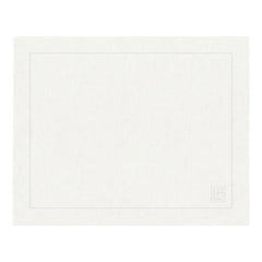 JOGO AMERICANO DE LINHO PURO BARRA LARGA PREMIUM OFF WHITE 50X39CM