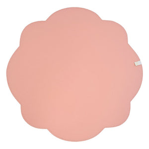 Jogo americano impermeável redondo face vinho 42cm Lolahome