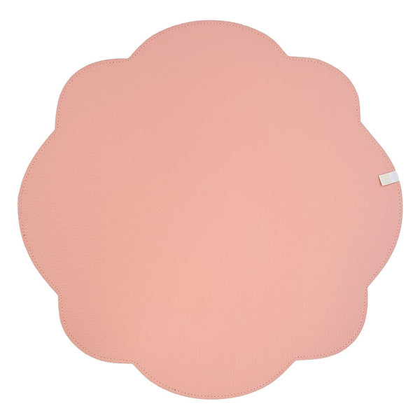 Jogo americano impermeável redondo face vinho 42cm Lolahome