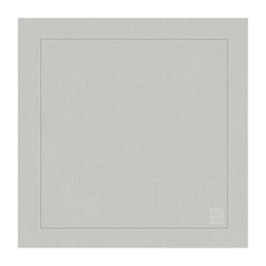 GUARDANAPO DE LINHO VISCO BARRA LARGA PREMIUM CINZA 55X55CM