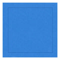 GUARDANAPO DE LINHO VISCO BARRA LARGA PREMIUM AZUL COBALTO 55X55 CM