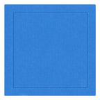 GUARDANAPO DE LINHO VISCO BARRA LARGA PREMIUM AZUL COBALTO 55X55 CM