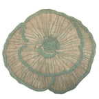 Jogo americano de sisal com estampa Papoula Verde, 43x39cm – Lolahome