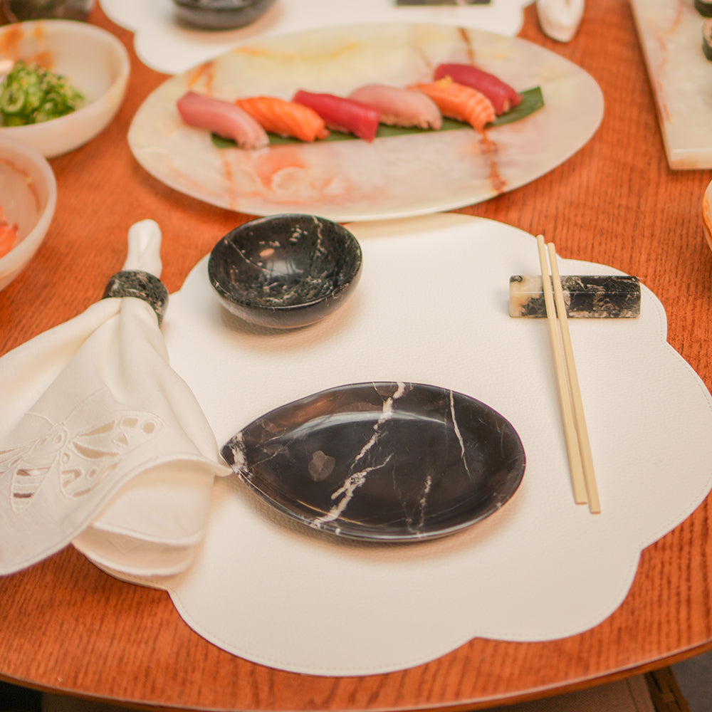 PRATINHO OVAL PRETO P 13x17,5CM