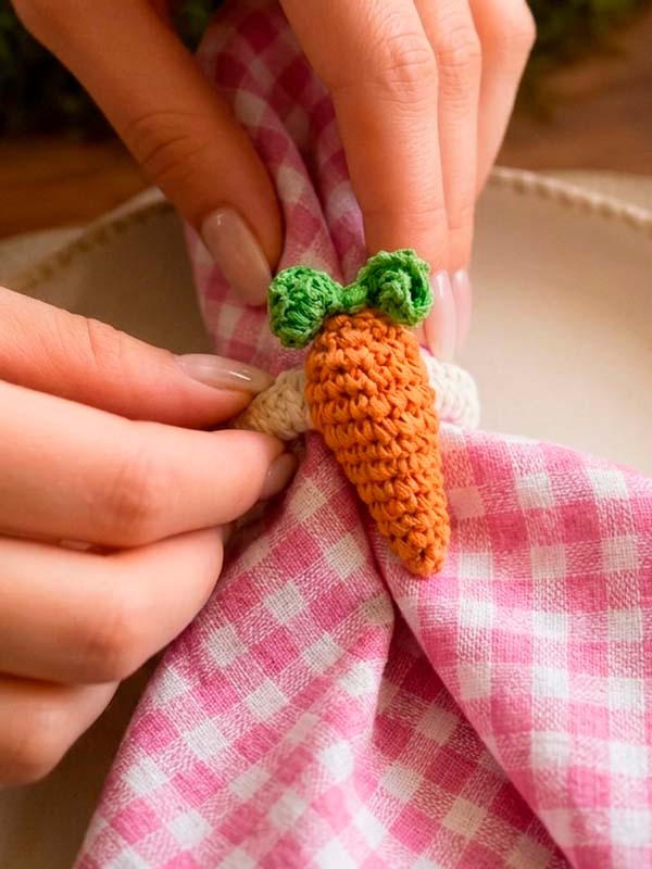 Guardanapo Vichy Cereja 50x50 cm – Lolahome