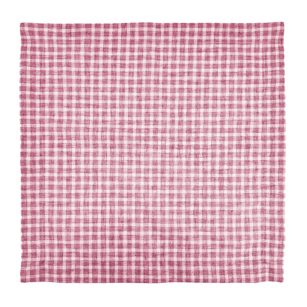 Guardanapo Vichy Cereja 50x50 cm – Lolahome