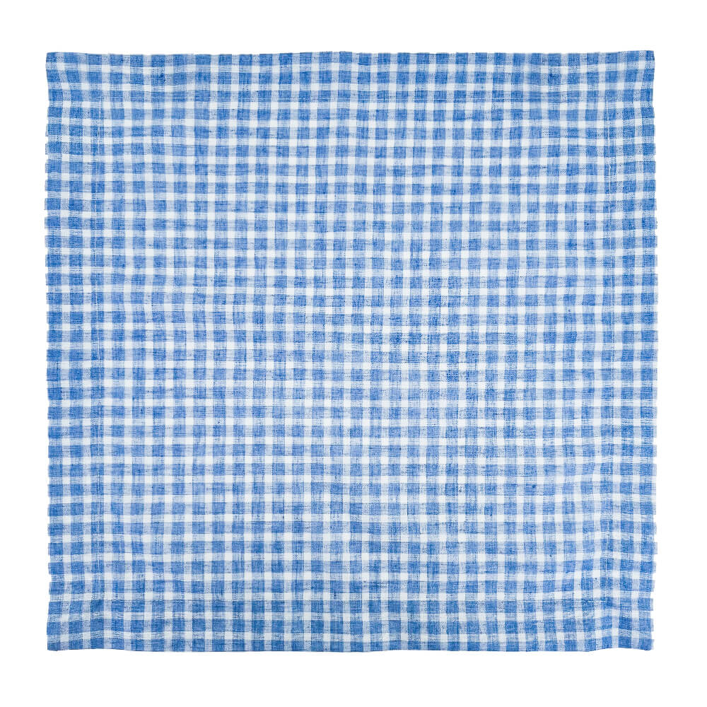 Guardanapo Vichy Azul 50x50 cm - Lolahome