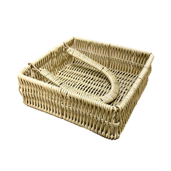 PORTA GUARDANAPO RAÍZES EM FIBRA BEGE