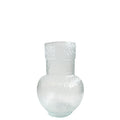 Vaso de vidro artesanal Kaori 22cm transparente – Lolahome