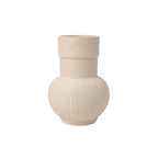 VASO DE VIDRO KAORI G BEGE 22CM