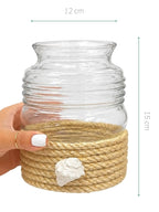 VASO DE VIDRO LANTERNA 15CM