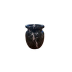 Mini jarra de ônix preta natural 9x10cm para decoração — Lolahome