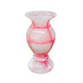Vaso decorativo ônix rosa quadriculado 20cm - Lolahome