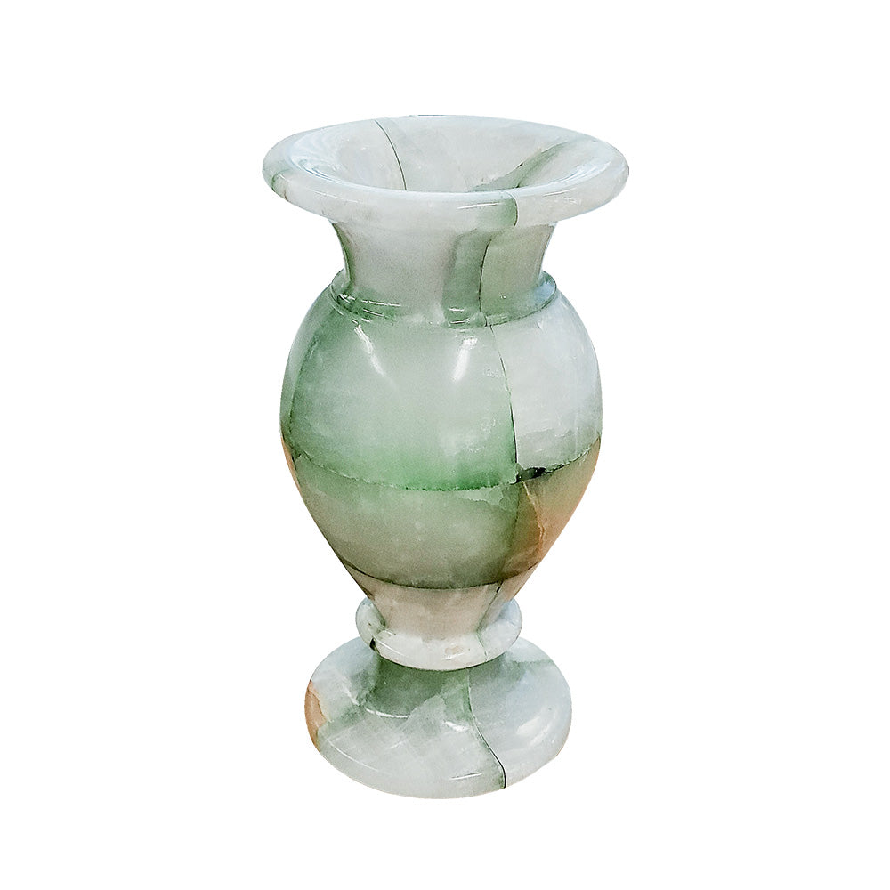 Vaso Onix Classic Quadriculado Verde 20cm – vista frontal