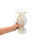 Vaso Ônix Classic Marfim 20cm – foto ambientada – Lolahome
