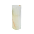 Vaso de ônix cilíndrico natural 25cm - Lolahome