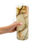Vaso Onix Cilíndrico 30cm – vista adicional em pedra natural | Lolahome