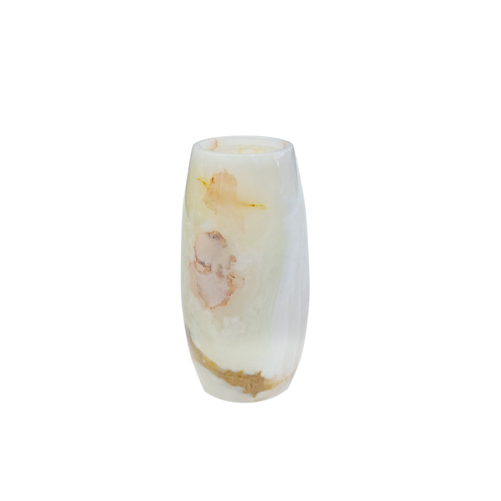 Vaso Onix Cilíndrico Abaulado 20cm – vista frontal | Lolahome