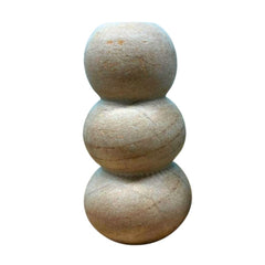 VASO DE PEDRA SABÃO ESFERAS M