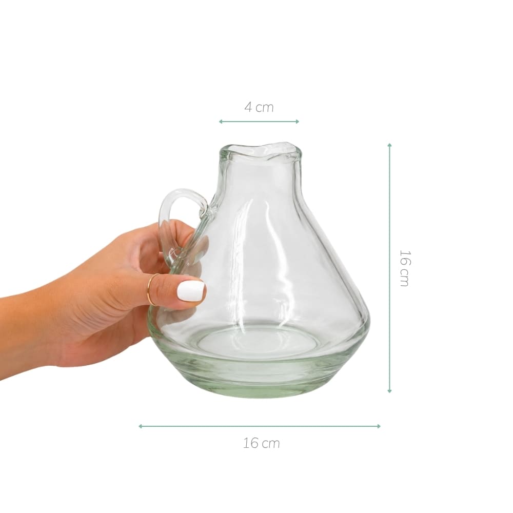 VASO DE VIDRO JARRO 16CM