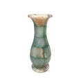 Vaso Onix Abaulado Quadriculado Verde 25cm – vista frontal | Lolahome