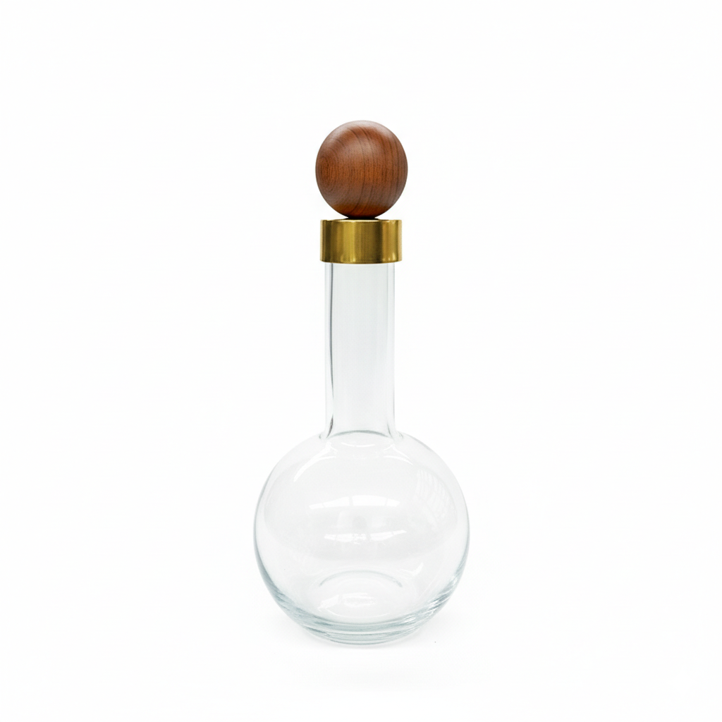 GARRAFA DE VIDRO STUDIO GOLD M